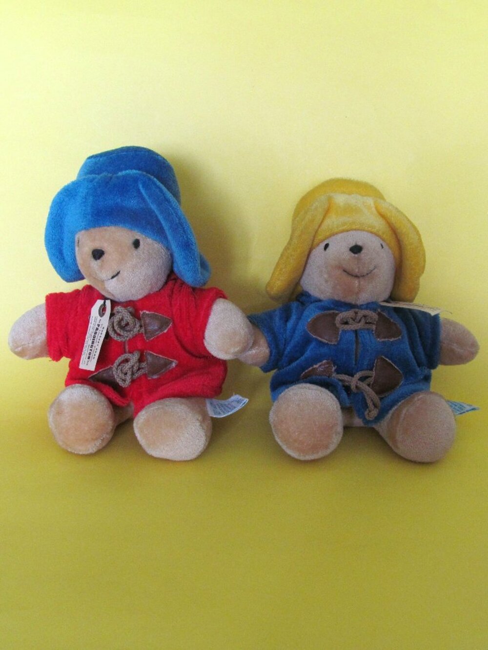 Vintage Eden Paddington Bear plush 2 bears